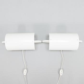 Ben Af Schulten, A pair of late 20th century 'BS912' wall lights for Metallimestarit, Finland.