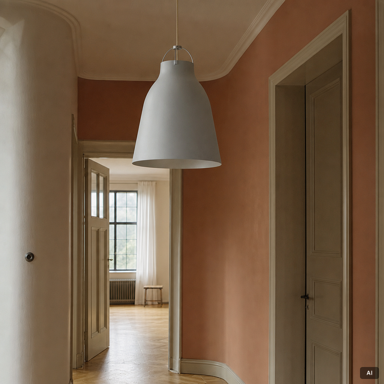 Cecile Manz pendant lamp "Caravaggio" for Fritz Hansen, 21st century.