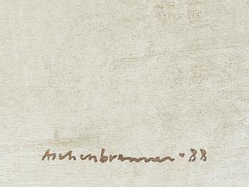 LENNART ASCHENBRENNER, triptyk, "Spår", signerad och daterad -88.