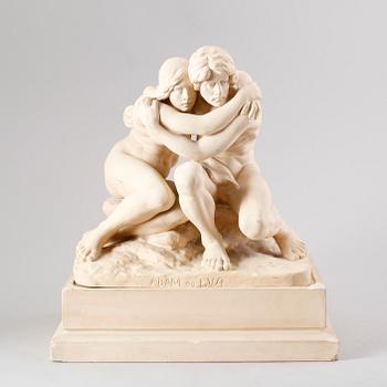 SKULPTUR, terracotta, Hans Gyde-Petersen, P Ipsens Enke, 1900-talets första hälft.