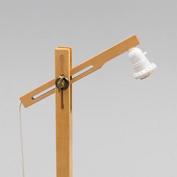 A beech standard light from Ateljé Lyktan, Åhus, second half of the 20th Century.