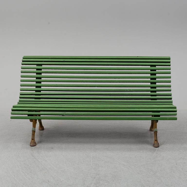 A first half of the 20th century garden sofa.