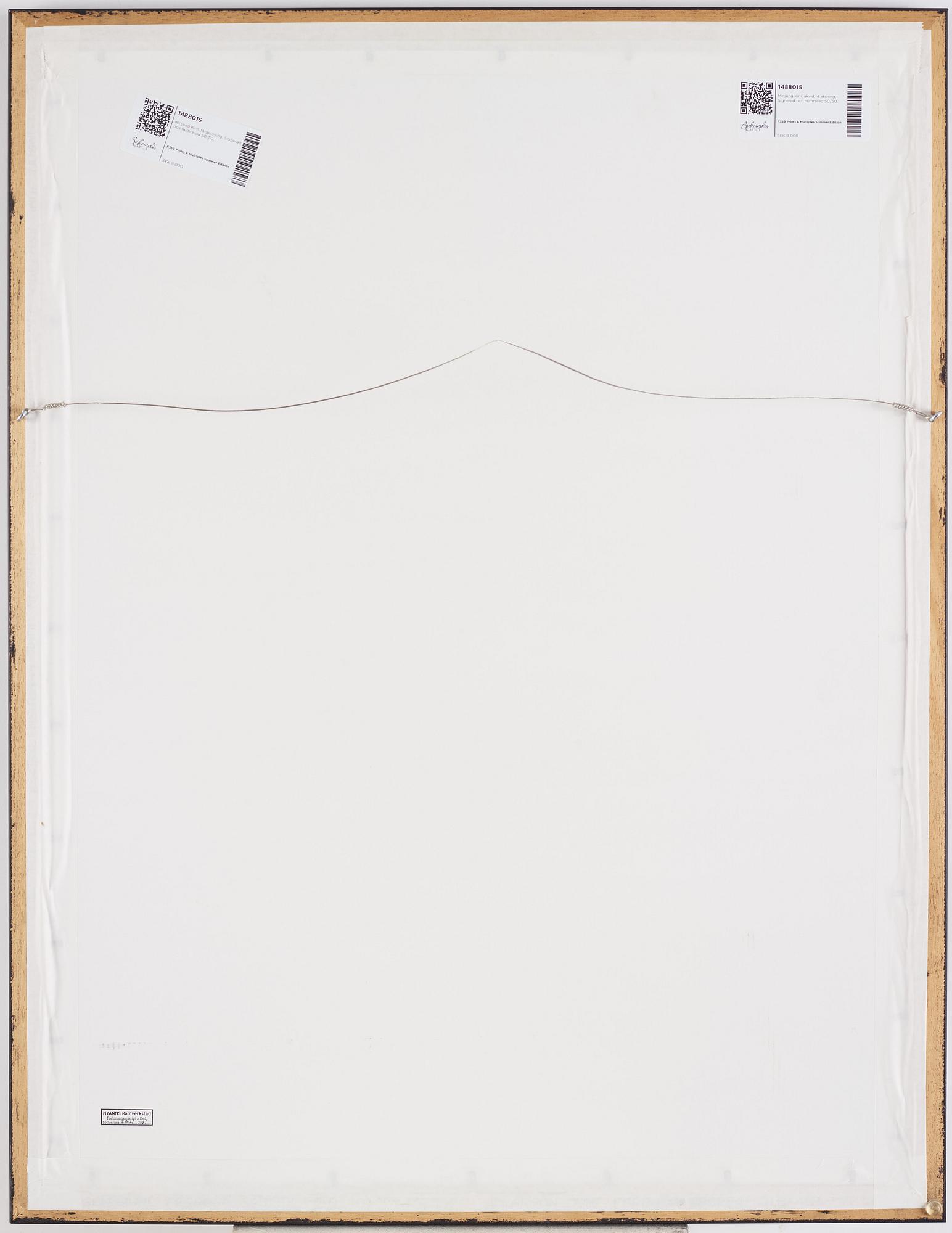 Minjung Kim, färgetsning. Signerad och numrerad 50/50.