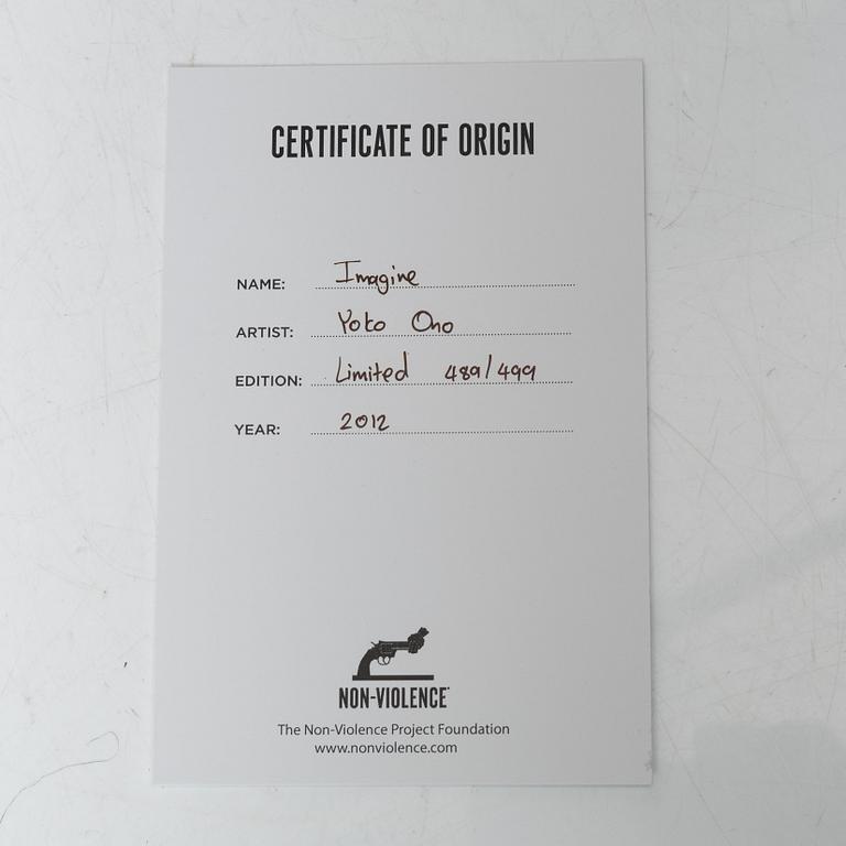 Yoko Ono, Non-Violence Art Project & Yoko Ono, "Imagine".