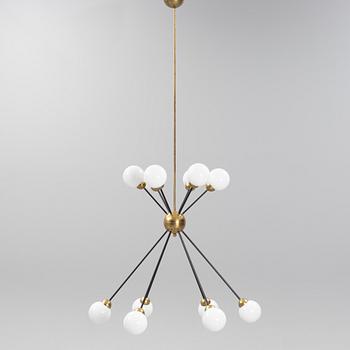 A contemporary ceiling lamp.