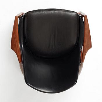 Ib Kofod-Larsen, a 'Sälen' (Seal) armchair, Olof Perssons Fåtöljindustri (OPE), Jönköping, Sweden 1950-60s.