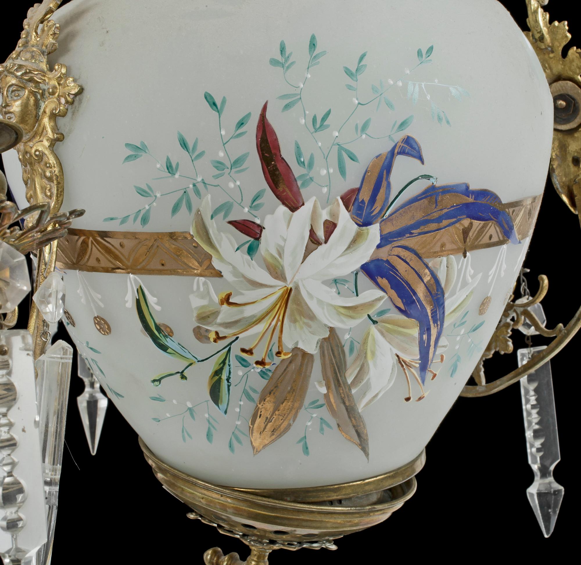 TAKAMPEL, flussglas, oscariansk, 1800-talets andra hälft.