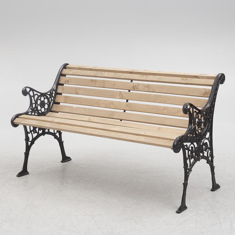 A garden sofa, 20th century.