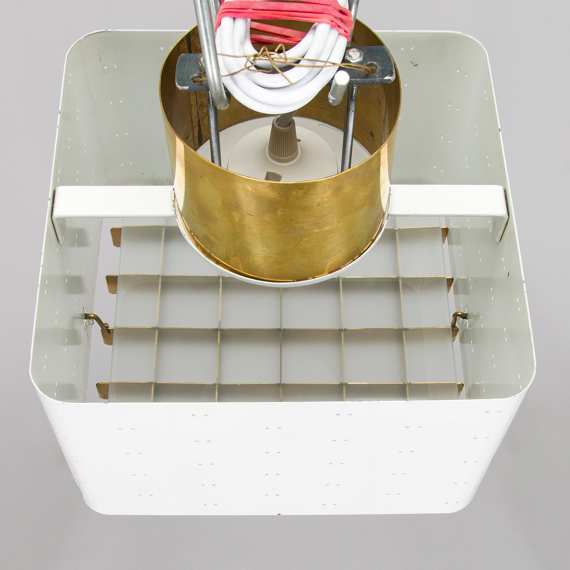 Paavo Tynell, a mid-20th-century 'Tähtitaivas' (Starry sky) ceiling light for Idman, Finland.