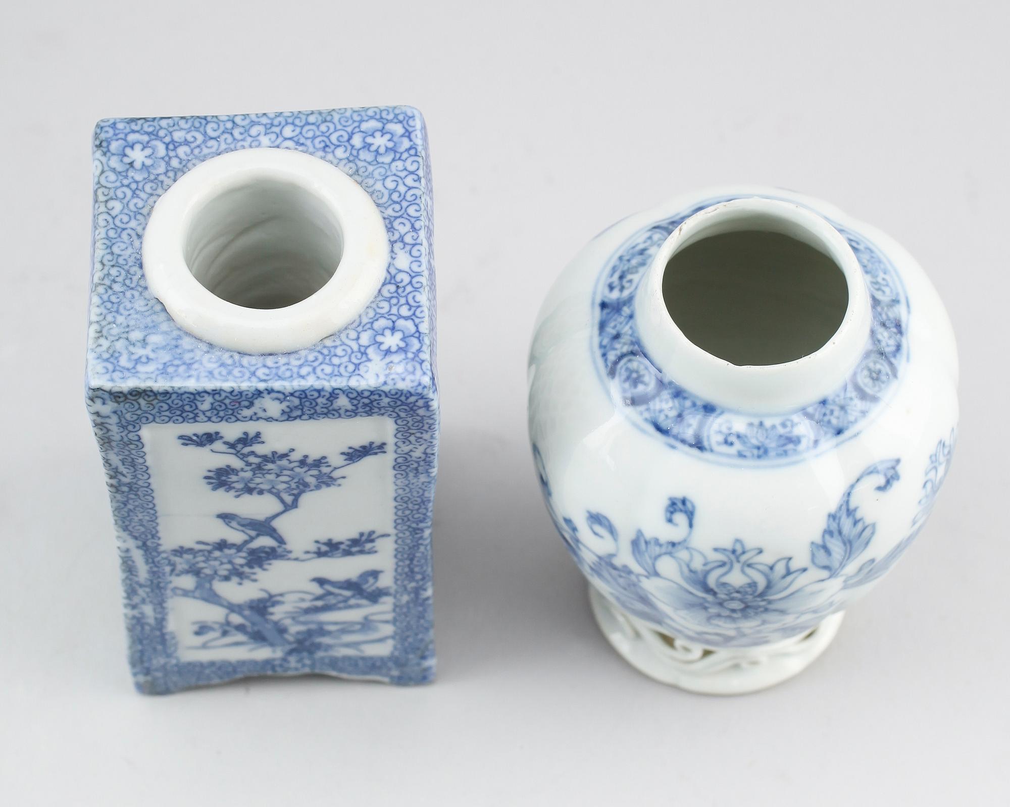 TEVAS OCH VAS, porslin, Kina och Japan, 1700-/1900-tal.