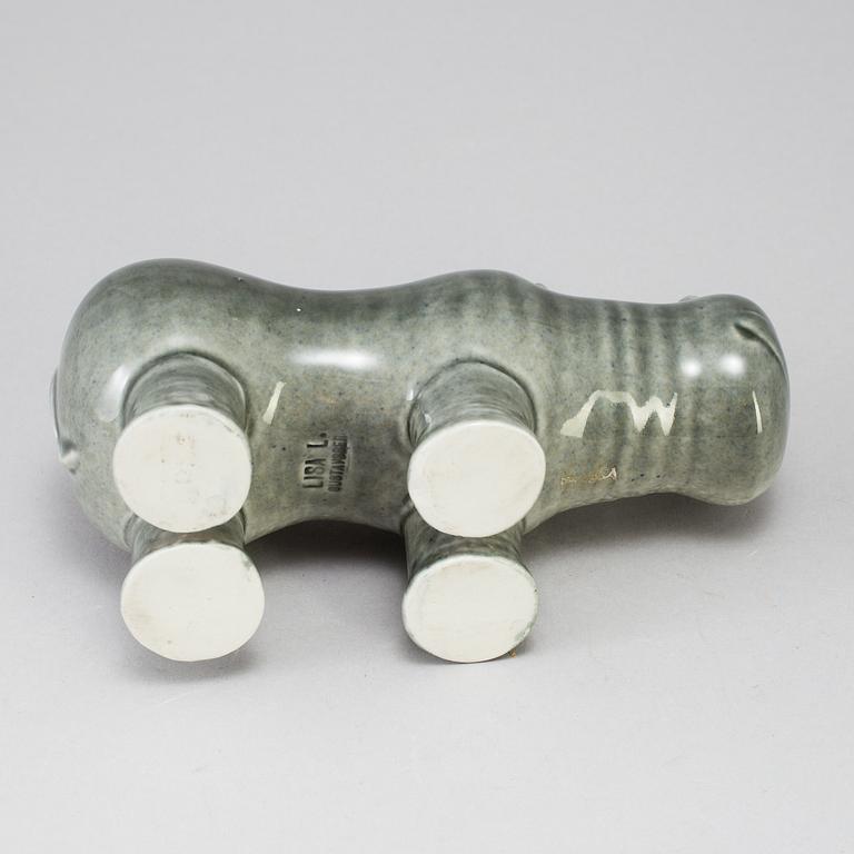 A stoneware figurine by Lisa Larson for Gustavsberg 1966-70.