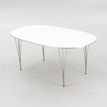 Bruno Mathsson & Piet Hein, a "Superellips" dining table, Fritz Hansen, Denmark, 2007.