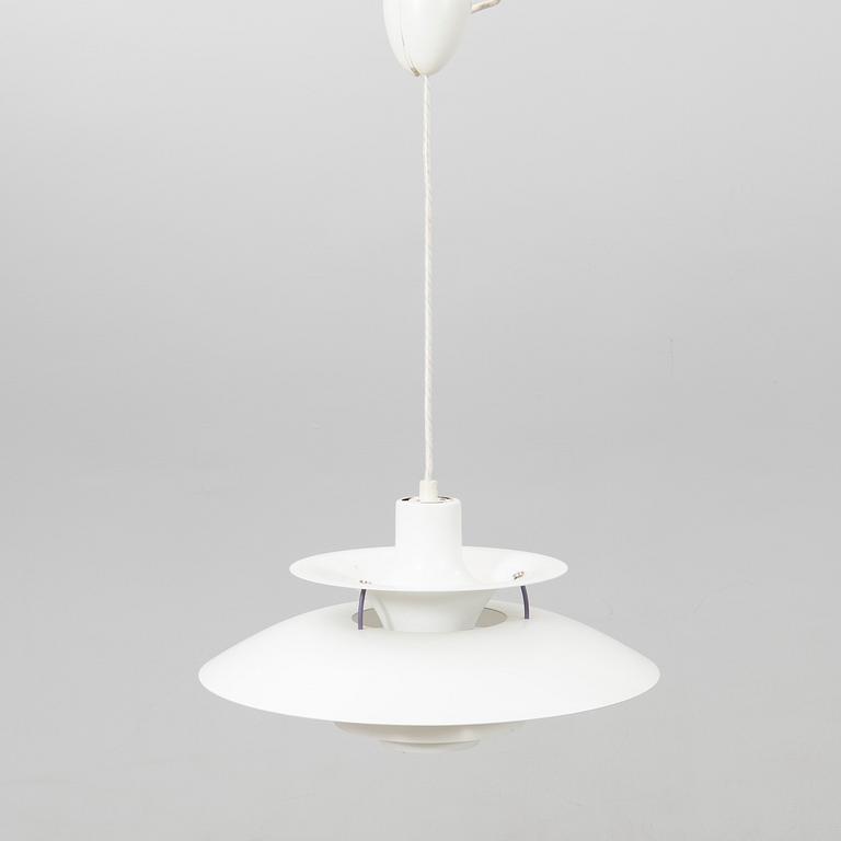 Poul Henningsen, taklampa, "PH 5," för Louis Poulsen, Danmark sent 1900-tal.