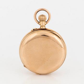 LADY'S POCKET WATCH, 14K gold, swiss mark.