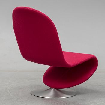 VERNER PANTON, stol/fåtölj, "System 1-2-3", Danmark.