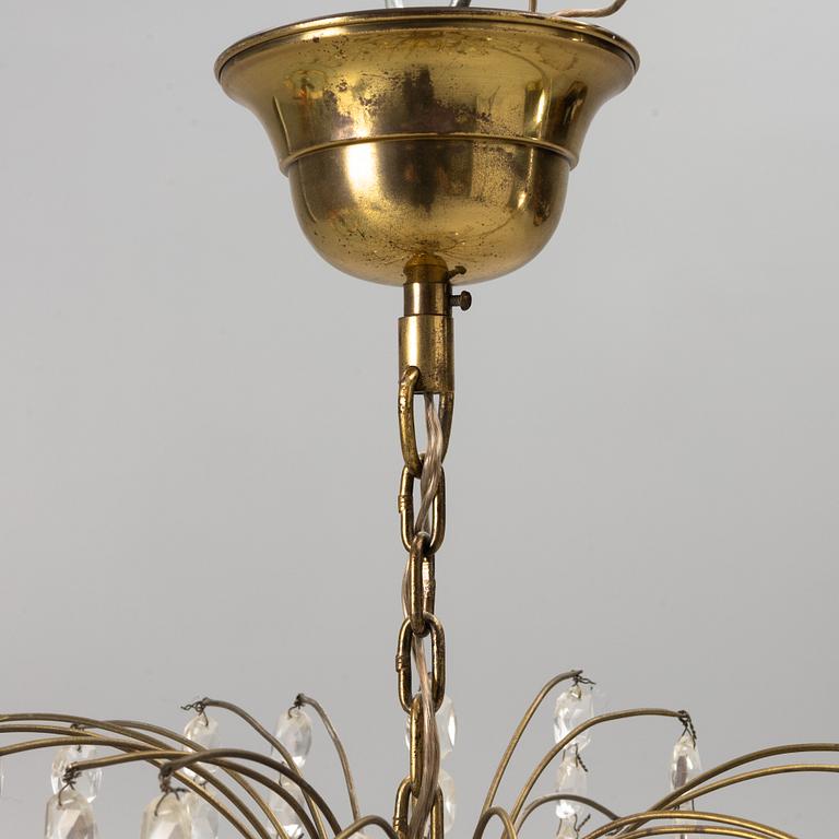 A Gustavian style chandelier, mid-20th Century.
