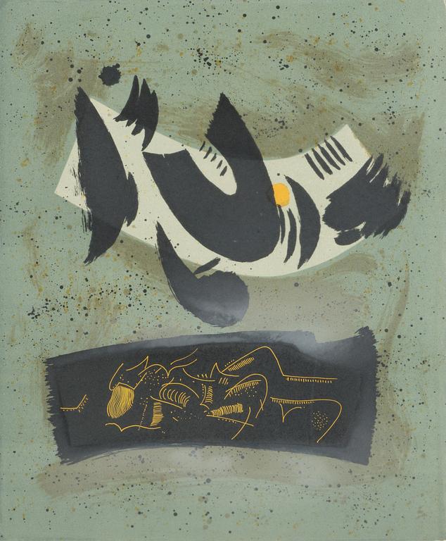 LAURI AHLGRÉN, lithograph, signed and dated 1967, numbered 90/99.