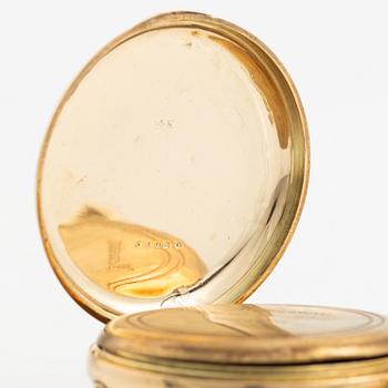 Fickur, 14K guld, 47 mm.