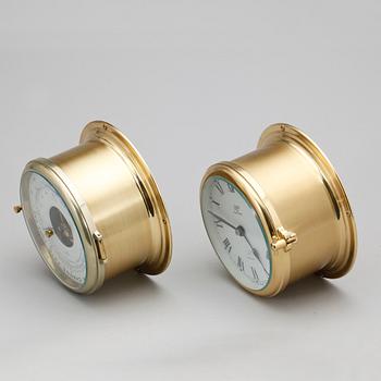 KLOCKA och BAROMETER, 2 delar, Schatz, 1900-talets andra hälft.