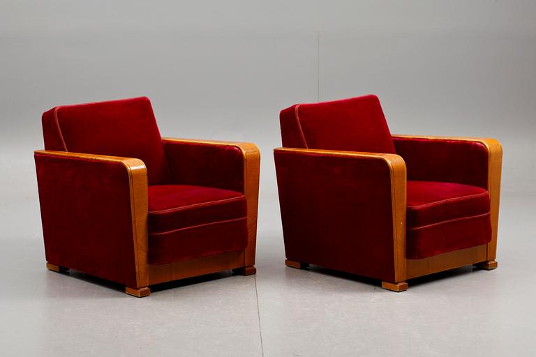 FÅTÖLJER, Art deco, 1900-talets första hälft.