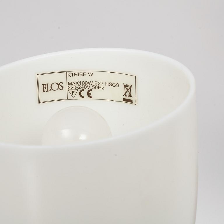 Philippe Starck, a pair of 'Ktribe' wall lights, Flos, Italy.