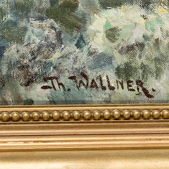 THURE WALLNER, olja på duk, signerad.