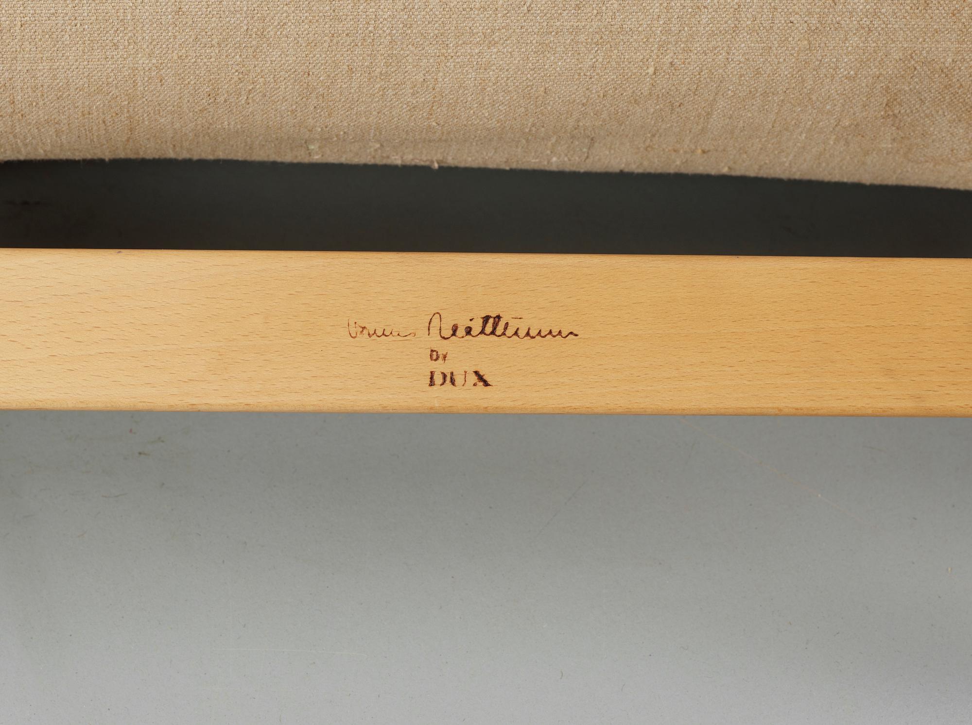 FÅTÖLJ SAMT FOTPALL. Bruno Mathsson DUX.