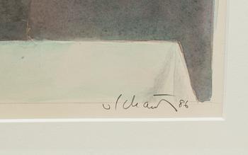 PHILIP VON SCHANTZ, akvarell, signerad och daterad 86.