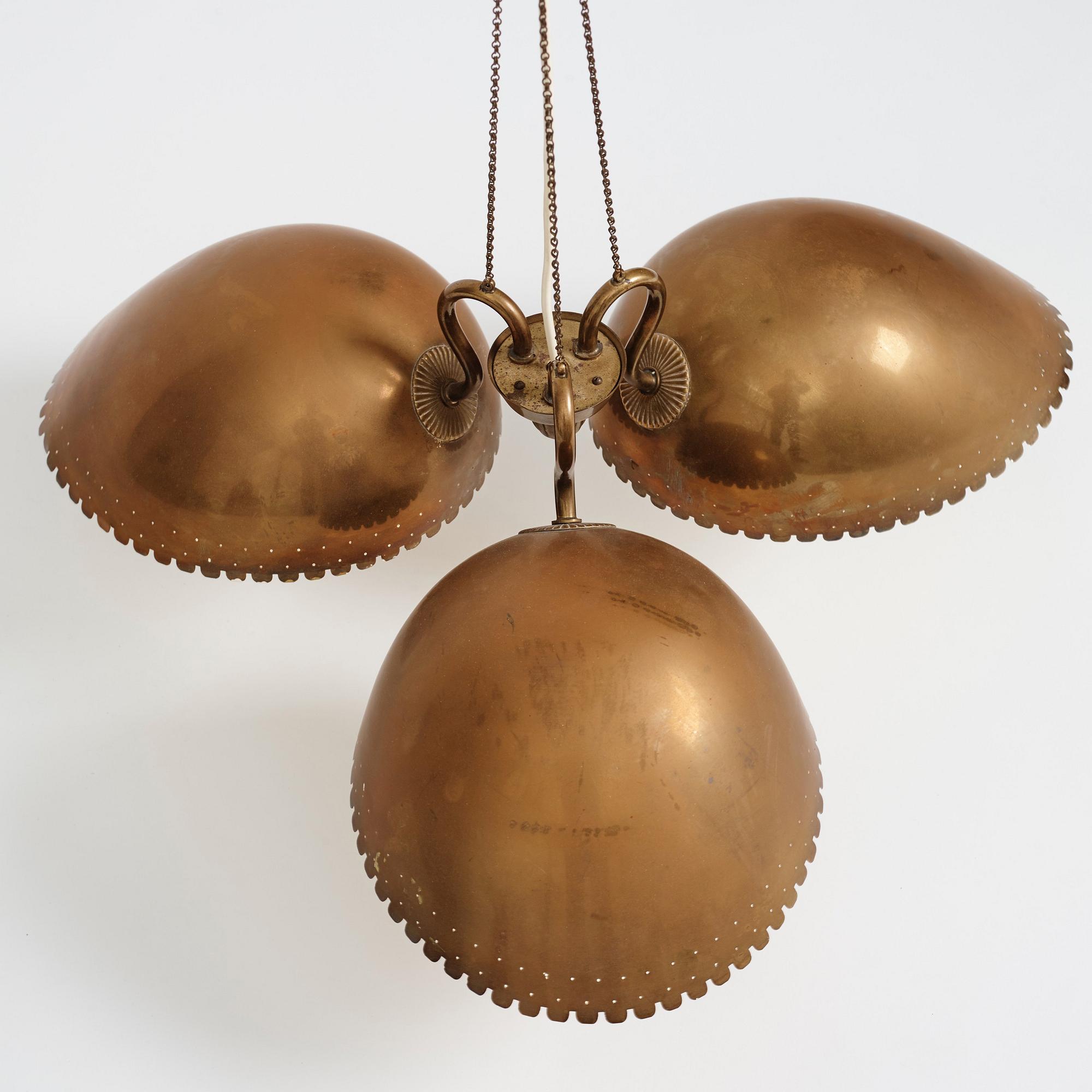 Harald Notini, a ceiling lamp, model "11894", Arvid Böhlmarks Lampfabrik, 1940-50s.