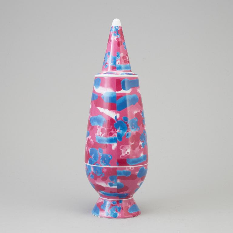 ALESSO MENDINI & ROBERT VENTURI, vase, modell "TAM80", "100% Make Up", nr 91, Alessi, 1992. Märkt 09099.