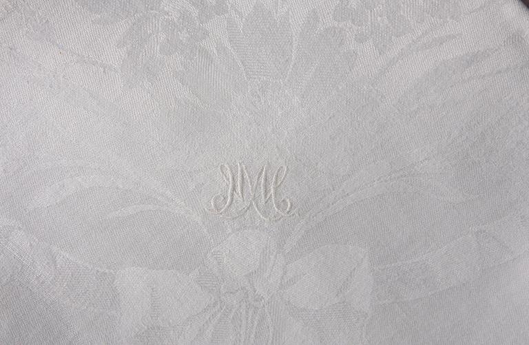 PARTI LINNEDAMAST, 18 delar, 1900-tal.