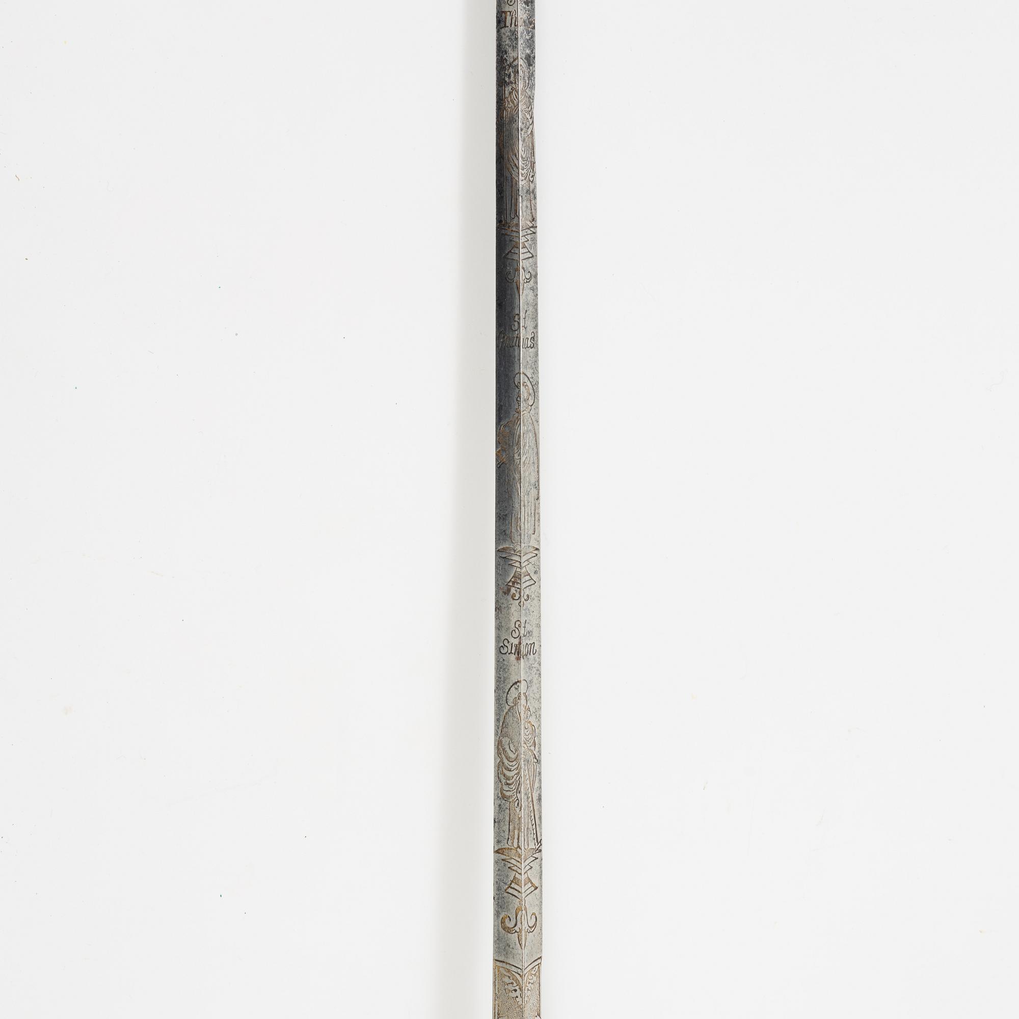 A 18th Century smallsword.