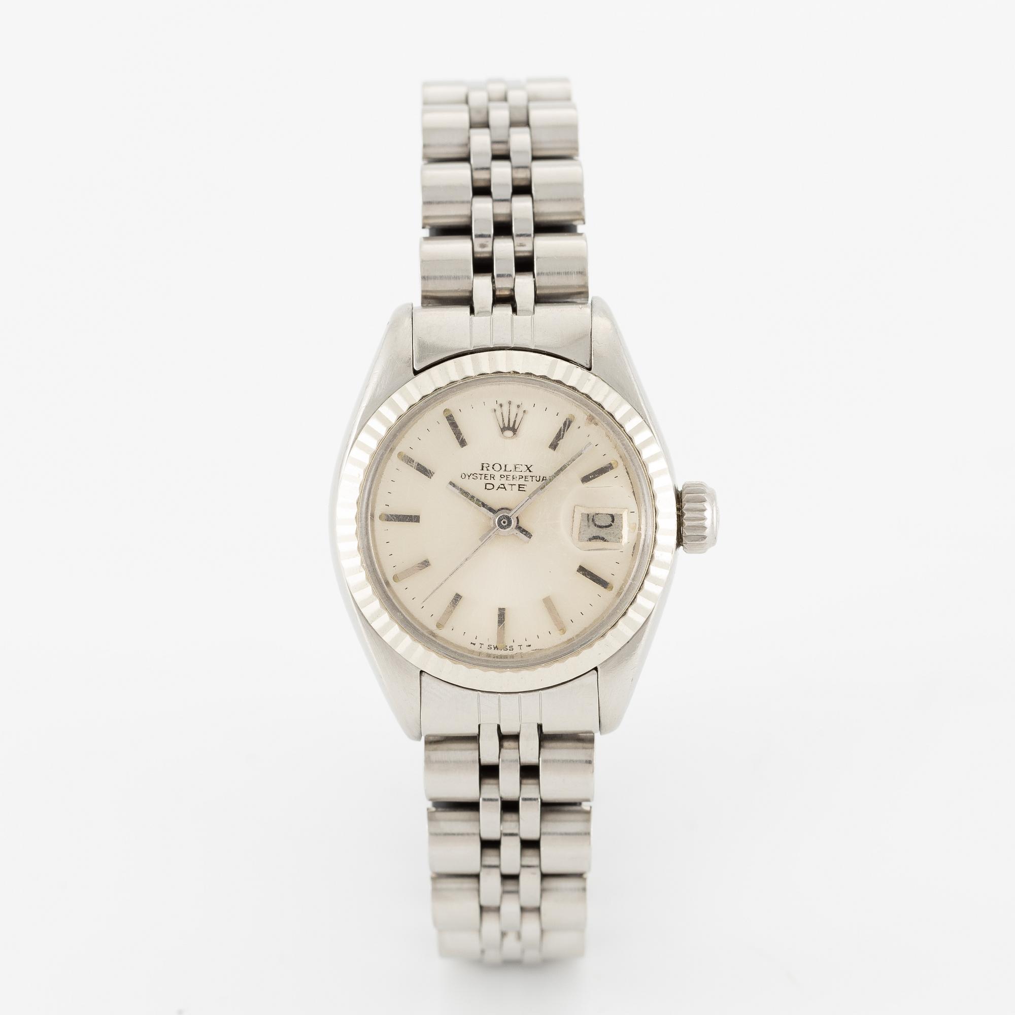 Rolex, Oyster Perpetual, Date, wristwatch, 26 mm.