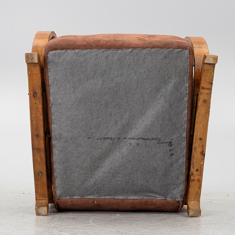 Fåtölj, art deco, 1900-talets mitt.