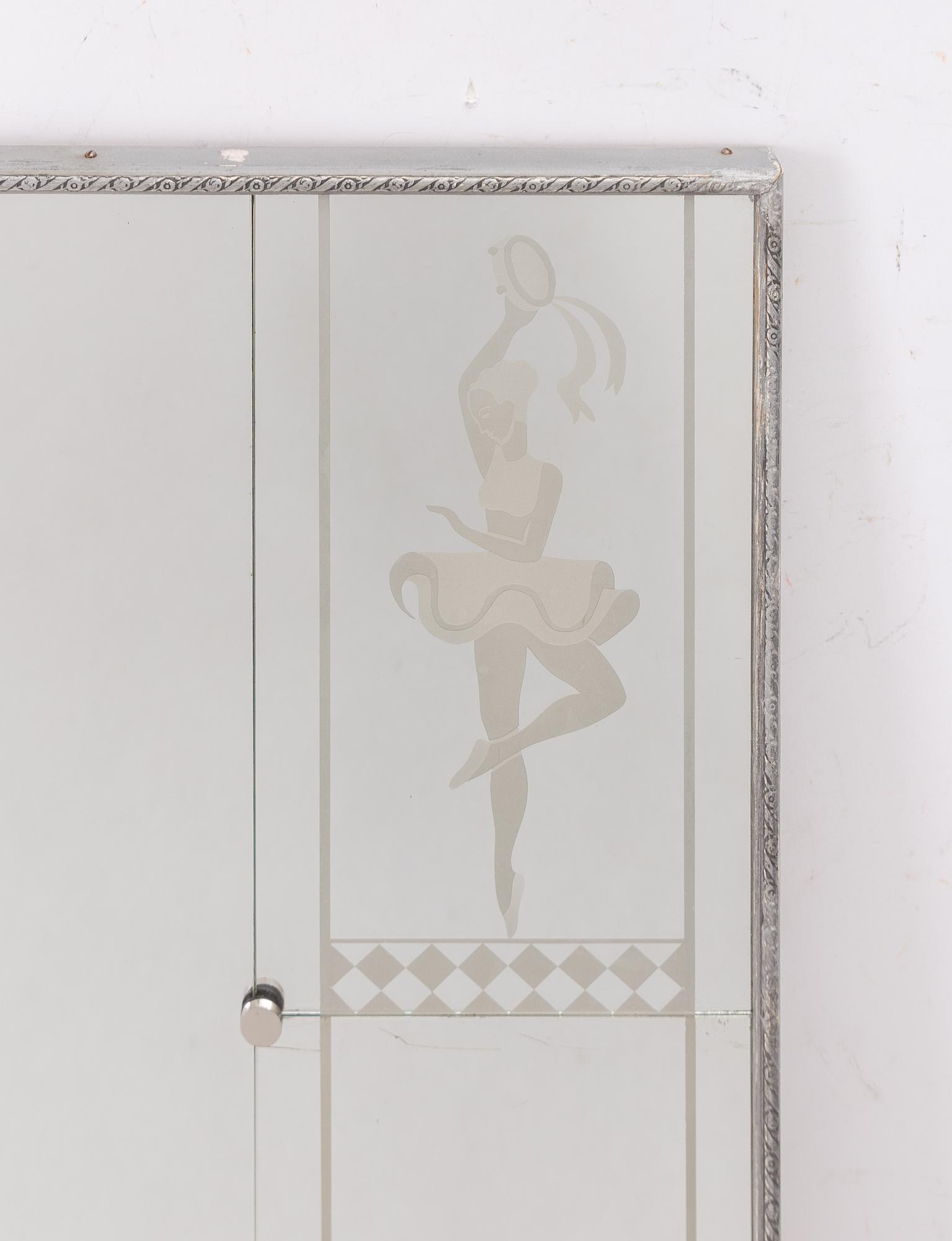 Mirror, mid-20th century.