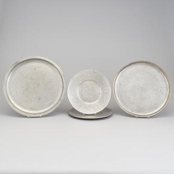 TENNFAT, 5 st, Firma Svenskt Tenn Stockholm, bland annat 1944.