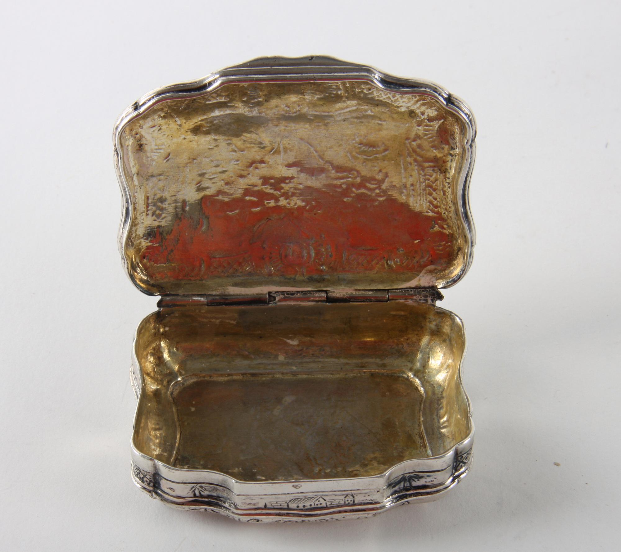 DOSA, silver, rokokostil, 1800-tal.