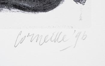BEVERLOO CORNEILLE, 2 serigrafier varav en i färg, signerade, numrerade HC 16/25 och I/XXV och dat- 96.