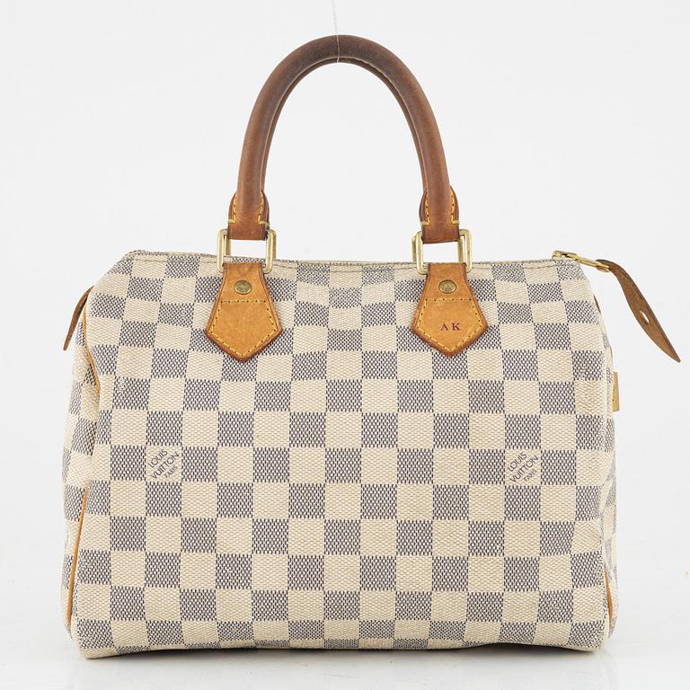 Louis Vuitton,  "Speedy 25" Damier Azur.