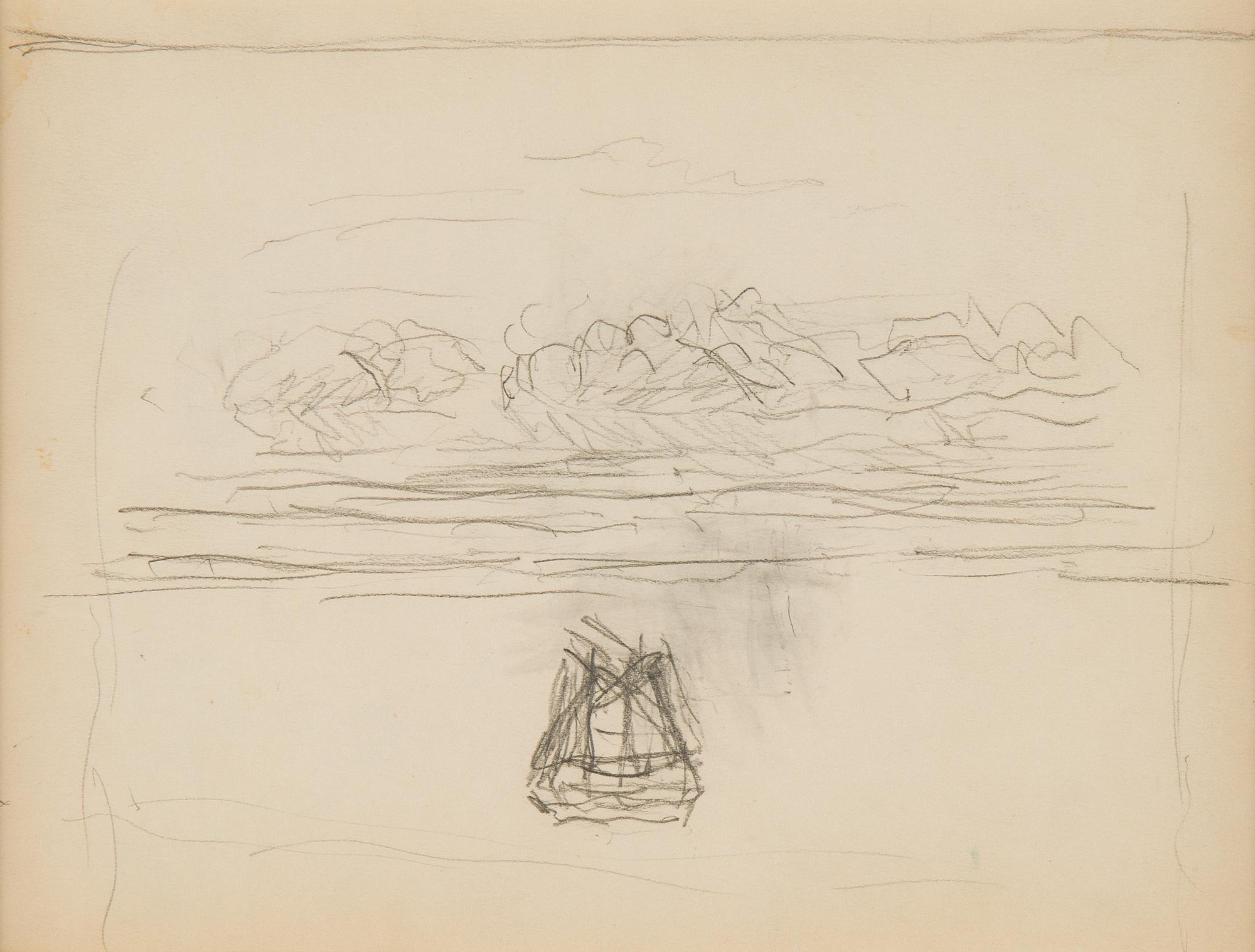 Carl Kylberg, pencil drawing.