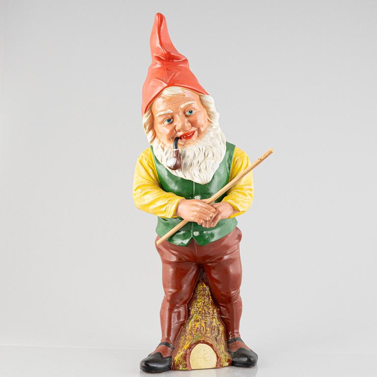 Gnome, earthenware, Gräfenroda, Germany, second half of the 20th century.