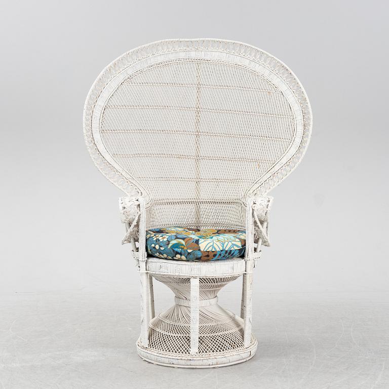 An armchair, 'Peacock chair', 1970's.