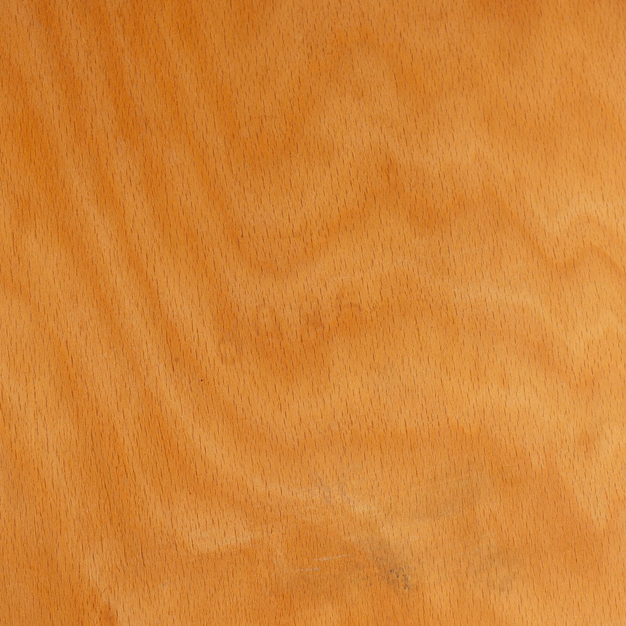 PETER HVIDT & ORLA MØLGAARD NIELSEN, a teak and beech 'Ax-chair', designed 1947, Fritz Hansen.