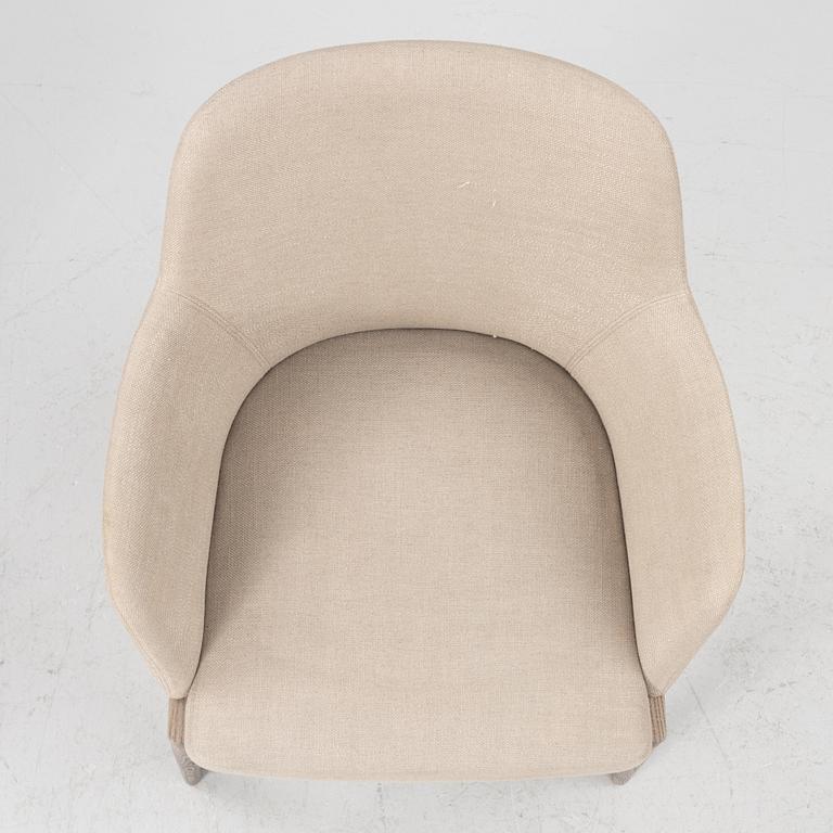 Rodolfo Dordoni, five 'Chelsea' armchairs and one chair, Molteni.