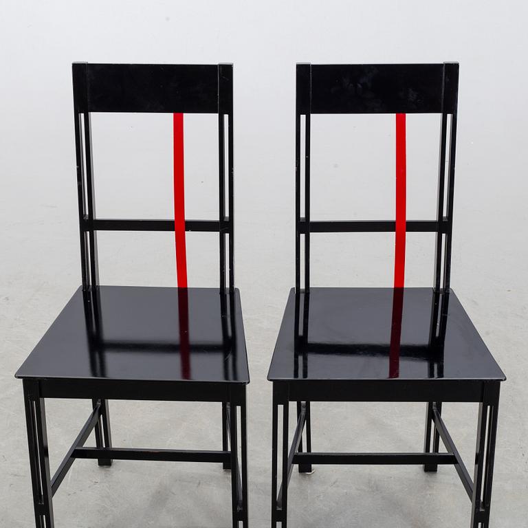 BJÖRN ALGE, stolar, ett par, "Frame", 1980-tal.