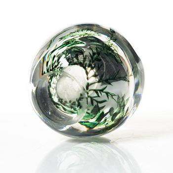 Edward Hald, vase, glass fish bowl, 1945.