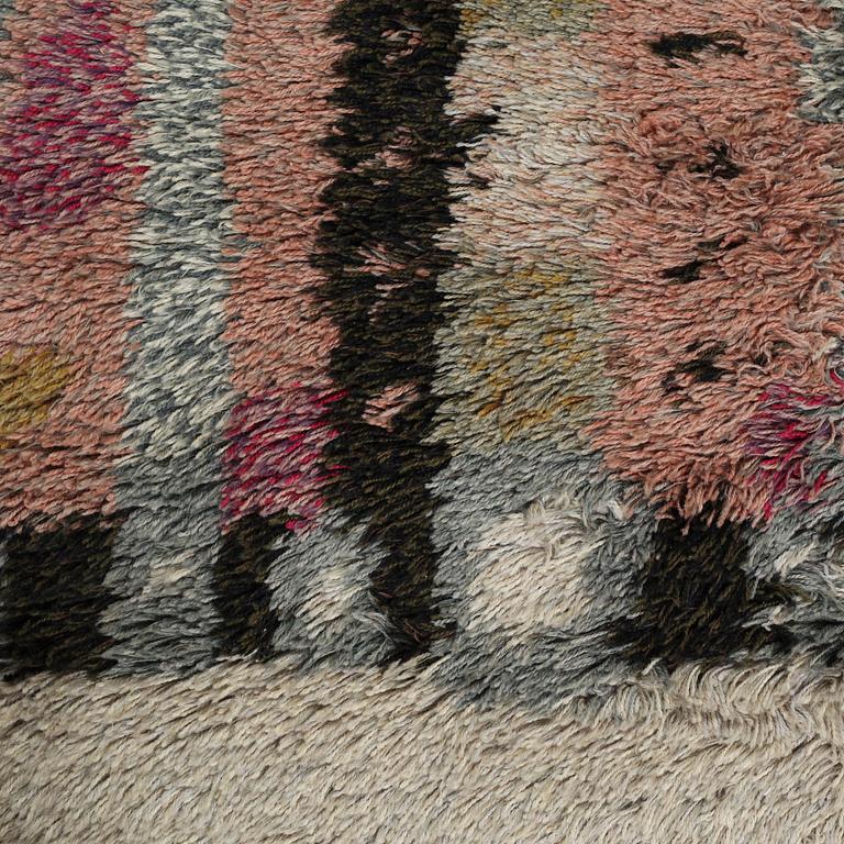 A hooked rug by Arne Lindaas for Sellgren & Co., designed in 1965-67, dated 1970, 160 x 98 cm.