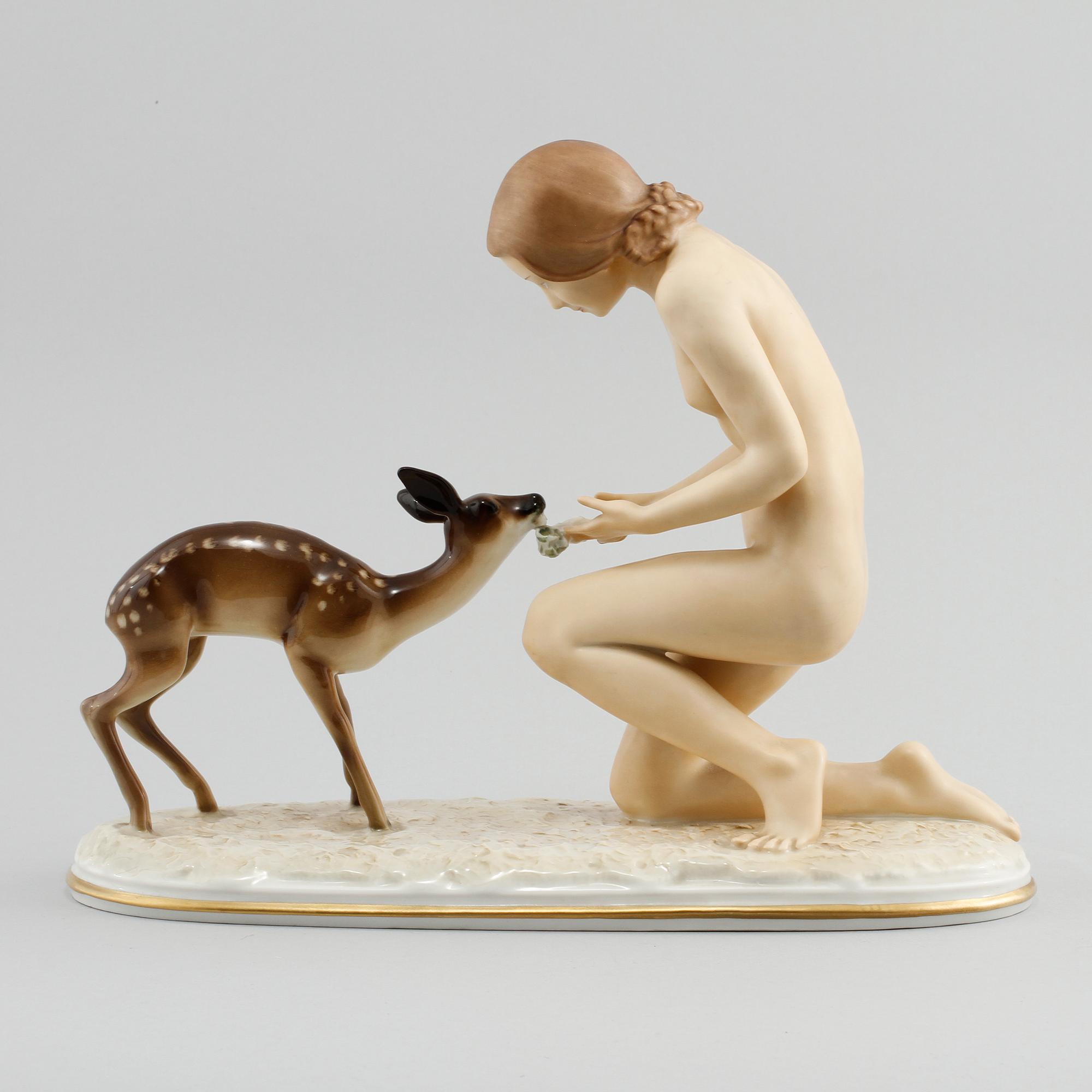 FIGURIN, porslin, Carl Werner, Hutschenreuther, 1900-talets första hälft.