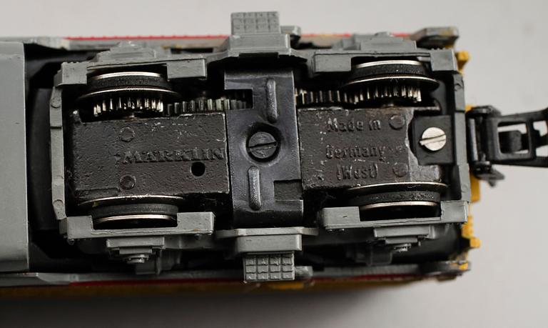 MODELLTÅGSLOK, 4 st, Märklin, Tyskland.