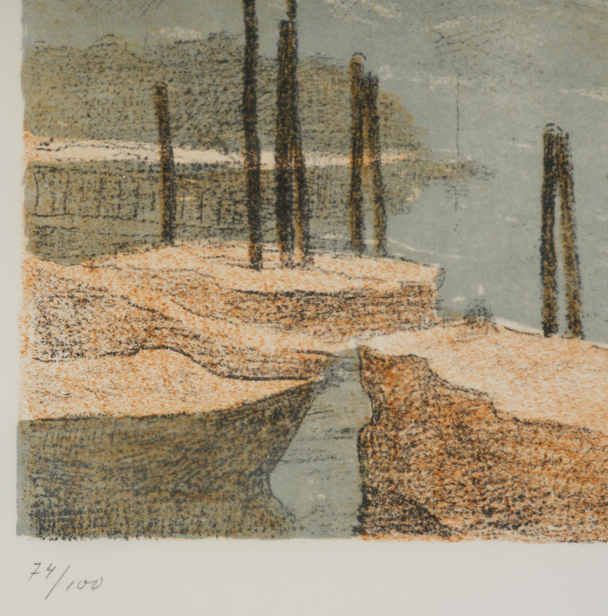 Lotte Laserstein, Harbour Scene.